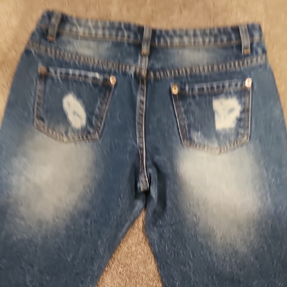 POL Blue Distressed Women Jeans - Picture 5 of 9